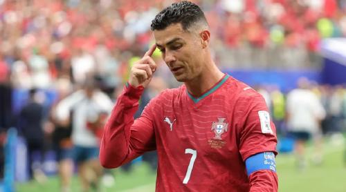 Cristiano Ronaldo, mesaj din 6 cuvinte după ce a fost distrus la finalul meciului Portugalia – RD Congo 1 1