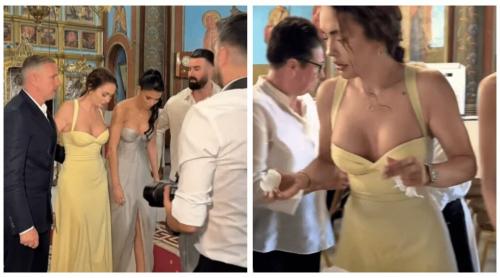 Cum arată Corina Caciuc acum. A strălucit la botezul fiului ei și al lui Laurențiu Reghecampf. Cât au costat cele două rochii