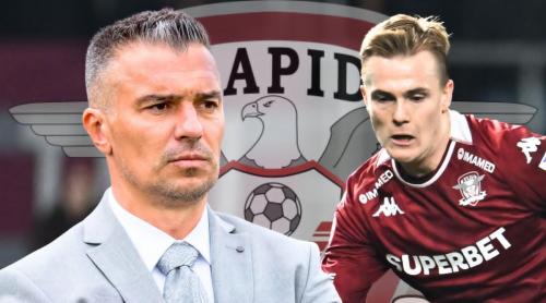Motivul pentru care Daniel Pancu a renunţat la Tobias Christensen! Planul pregătit de antrenorul Rapidului