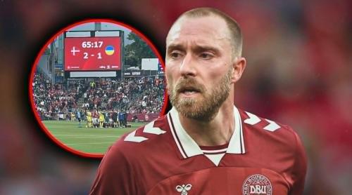 Panică în Danemarca – Ucraina! Christian Eriksen s a prăbușit din nou pe gazon la aproape 5 ani de la incidentul de la EURO 2020. Primele reacții din partea medicului naționalei daneze. Update