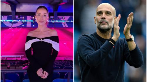Prezentatoarea de care Pep Guardiola este tot mai apropiat. Au fost surprinși în timp ce se îmbrățișează