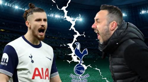 Radu Drăgușin, out de la Tottenham!? De Zerbi a făcut mutarea care nu lasă loc de interpretări