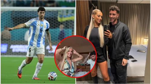Reacția virală a iubitei lui Marcos Senesi după ce argentinianul, aflat în vacanță, a fost chemat la Cupa Mondială. Imagini virale