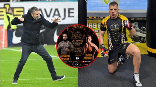 Sorin Căliniuc, bătaie ca în filmele cu Van Damme la PFC 1. De ce a picat lupta cu colosul de 140 kg: „Îl aștept pe MM Stoica”