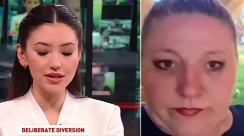Șoșoacă a intrat în direct la televiziunea de propagandă a Kremlinului să mintă despre drona căzută în Galați