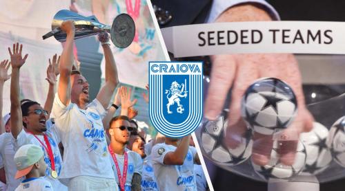 Tragerea la sorţi turul 1 preliminarii UEFA Champions League, live video online. Cu cine pică U Craiova și când joacă. Ce adversar ar putea să aibă în turul 2