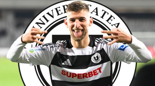 U Cluj i a găsit deja înlocuitor lui Jovo Lukic. Are 4 goluri în SuperLiga în 2026. Exclusiv