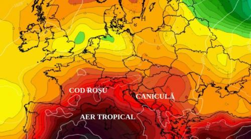 Aerul tropical care sufocă Franța și Italia ajunge și în România. Anticiclonul african aduce un nou val de caniculă: Vor fi și 35°C