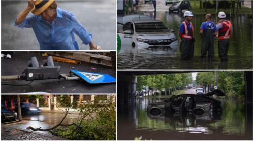 ANM a emis Cod roșu de furtuni în Ilfov. Bucureștiul se pregătește pentru un nou dezastru: oamenilor li se cere să nu iasă din case