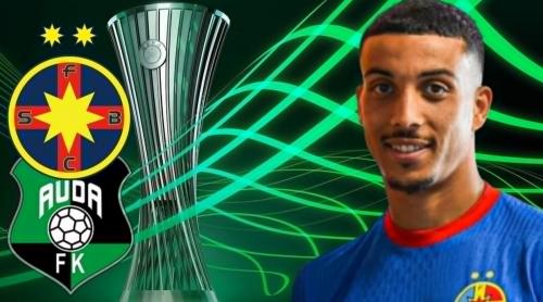 Aymen Boutoutaou, titular în FCSB – FK Auda. Primul „11” al roș albaștrilor e cel anunțat de Fanatik. Update
