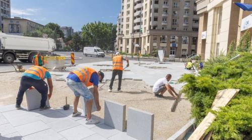 Cât de mult au avansat lucrările la proiectul "orașul parc" din centrul Bucureştiului. Primăria: Va fi gata până la finalul lui august