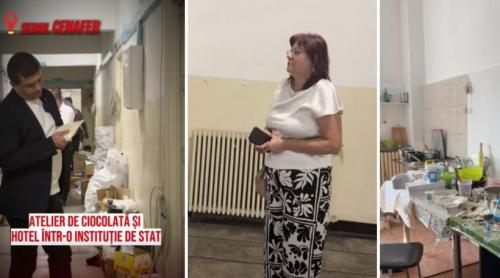 "Câtă ciocolată mâncați, doamnă?". O directoare din Ministerul Transporturilor și a amenajat cofetărie într o clădire a instituției