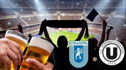 Ce se întâmplă, de fapt, la Supercupa României. Fanii pot bea bere pe stadion la Universitatea Craiova – U Cluj? Anunț oficial