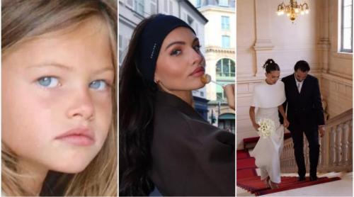 „Cea mai frumoasă fată din lume” s a căsătorit: imagini de la nunta lui Thylane Blondeau. Cine este soțul ei