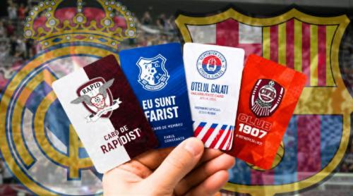 Cluburile din SuperLiga se îmbogățesc de pe urma suporterilor. Cum se inspiră echipele românești din programul socios al granzilor Real Madrid și Barcelona