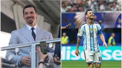 Cum l a numit Zlatan Ibrahimovic pe Leo Messi după meciul Argentina – Egipt: ”Nimeni nu se poate apropia de el”