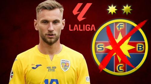 Denis Drăguș, adio FCSB!? Atacantul român e dorit de o forță din LaLiga