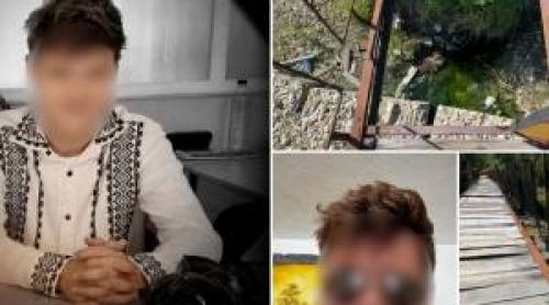 El este adolescentul care a căzut de pe podeţ în Suceava. Mirel ar fi împlinit 18 ani peste 2 săptămâni