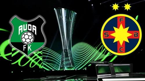 FK Auda, decizie de ultimă oră înainte de duelul cu FCSB din Conference League! Letonii au hotărât să nu mai joace
