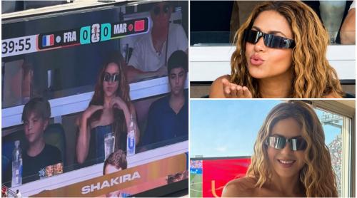 Gestul făcut de Shakira la Cupa Mondială care a atras toate privirile. Regizorul transmisiei TV a uitat de meciul Franța – Maroc