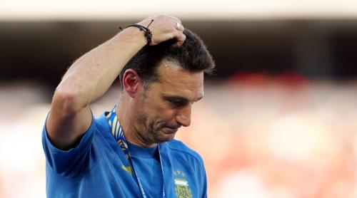 Lionel Scaloni, OUT de pe banca tehnică a Argentinei? A plecat în lacrimi din conferința de presă