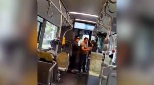 Scandal în STB. O femeie a tras de păr şi a bătut o controloare după ce a fost prinsă fără bilet de călătorie