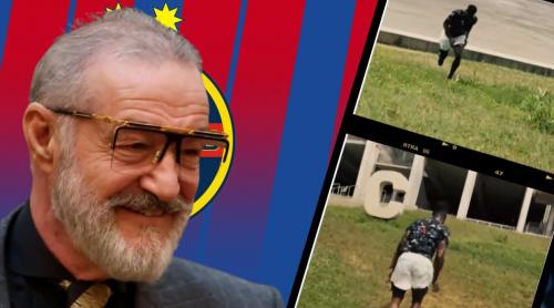 Situație penibilă pentru „ciurucul” lui Gigi Becali de la FCSB. Unde a ajuns să se antreneze. Video