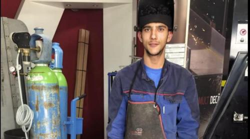 Un elev din Buzău va fi singurul român la WorldSkills Shanghai, la calificarea sudor: "Dacă știi bine o meserie, toată lumea te caută"