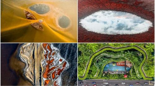 Văzută de sus, lumea noastră pare de pe altă lume. Cele mai spectaculoase fotografii aeriene au fost premiate la un concurs