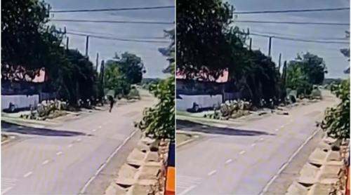 VIDEO În Brăila, un copil pe trotinetă a fost rănit de un obiect căzut din cer. Poliția încearcă să lămurească misterul de 2 luni