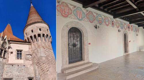 Castelul Corvinilor va fi gata luna aceasta. Cum arată clădirea istorică restaurată complet, după lucrările de 11,6 milioane de euro