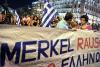 Violenţe la Atena, în timpul vizitei cancelarului german, Angela Merkel. Protestatarii greci: "Nu Celui de-al Patrulea Reich!" - LIVE video 18274952