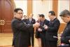 Delegația nord-coreeană de la Jocurile Olimpice primită cu căldură de Kim. Ce poze și-a făcut liderul de la Phenian 18604999