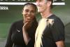 Simona, lovită în plin de Serena Williams, în timpul unui meci caritabil 18609951