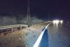 VIDEO Un tir încărcat cu pui congelaţi a luat foc după ce s-a răsturnat la ieşirea de pe autostrada A2 către A4, lângă Ovidiu 18683718