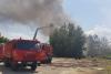 Incendiu la un depozit de ulei din Capitală. Flăcările s-au extins la 4 mașini din apropiere 18716021