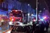 Accident MORTAL în Capitală: Un taxi a intrat într-un autobuz STB. Mașina a luat foc 18810372