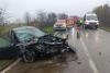 Accident grav pe DJ 592, în județul Timiș. O mașină a luat foc. Trei persoane au fost rănite 18811367