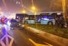 Accident spectaculos la Galați: A trecut pe roșu și a intrat direct în autobuz 18816833