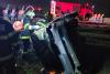 Accident rutier cu trei mașini în județul Constanța! Unul dintre autoturisme s-a răsturnat 18822127