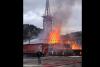 Biserica de lemn din Borșa a ars în totalitate. Incendiul a izbucnit chiar de Florii 18833756