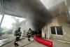 Incendiu violent, cu victime, la o hală de depozitare calculatoare din Mureș. A fost transmis mesaj Ro-Alert 18850767