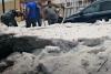 Tone de gheață: Grindină de un metru pe străzile din Mexic după o furtună rară de grindină lasă un metru de gheață 18900372