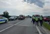 Accident grav între un microbuz și un autoturism în Sibiu. A fost activat Planul Roșu de intervenție 18965802