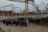 Protest la Șantierul Naval Mangalia. Angajații nu și-au mai luat banii de peste două luni 18996686