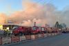 Incendiu violent pe Șoseaua Alexandriei din București: explozii și fum dens la ieșirea spre Bragadiru. A fost emis mesaj RO-Alert 19009050