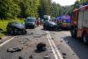 Plan roșu de intervenție pe DN1, în județul Sibiu! 15 persoane implicate într-un carambol violent cu patru autoturisme 19011237