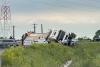 Tragedie pe centura Timișoarei: un bărbat a murit după ce un TIR încărcat cu cărămizi s-a răsturnat peste mașina sa 19011847