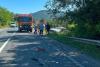 Tragedie pe DN6: o tânără de 24 de ani a murit după impactul devastator dintre un autoturism și un TIR. Un copil de 3 ani, la spital 19012745