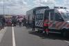 Accident grav în Călărași! Autocar cu 60 de oameni, izbit de un TIR. Salvatorii au activat Planul Roșu. 12 victime după impact 19017407